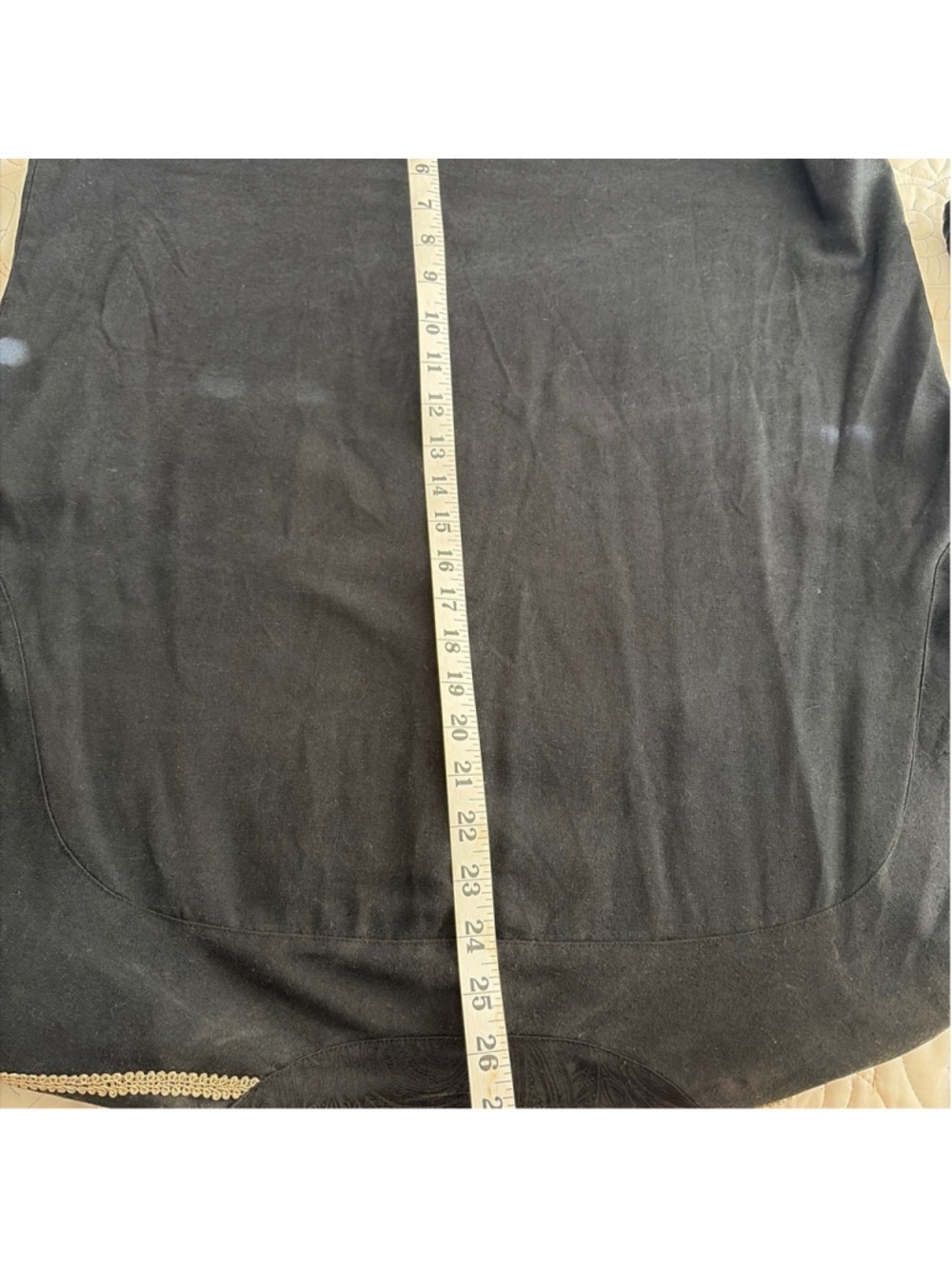 I.B. Diffusion Black Gold Embroidered Silk Military Blouse Jacket Size 14 - Picture 6 of 6